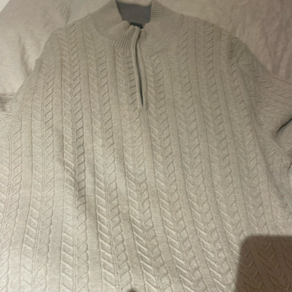 Robert Talbott braided sweater